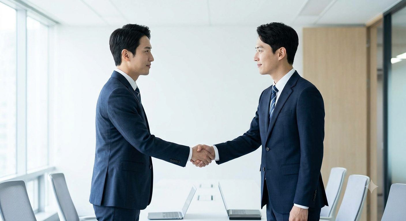 비즈니스 파트너십 미팅